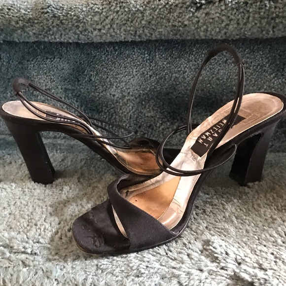 Stuart Weizmann black heels in good condition - Picture 3 of 3